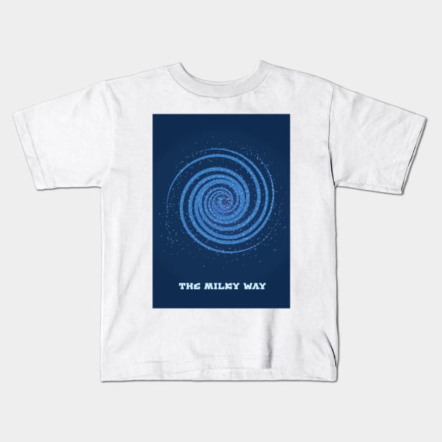The Milky Way Kids T-Shirt by nickemporium1